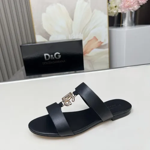 Replica Dolce & Gabbana D&G Slippers For Women #1454533 $85.00 USD for Wholesale