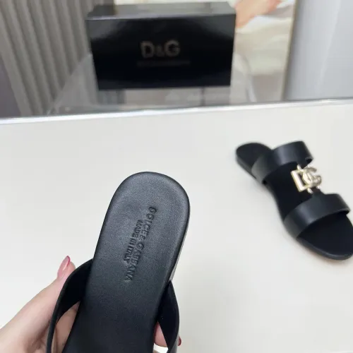 Replica Dolce & Gabbana D&G Slippers For Women #1454533 $85.00 USD for Wholesale