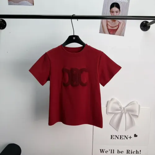 Celine T-Shirts Short Sleeved For Women #1454535