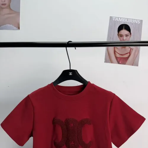 Replica Celine T-Shirts Short Sleeved For Women #1454535 $52.00 USD for Wholesale