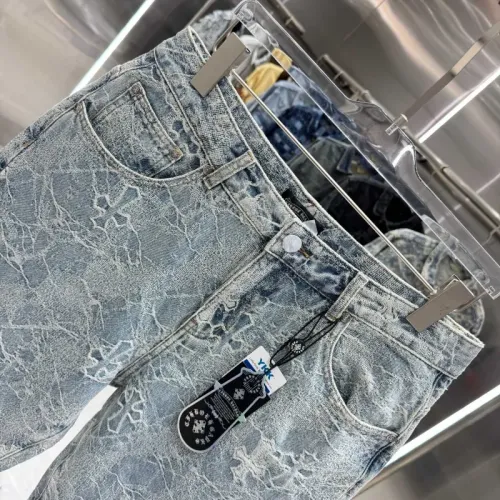 Replica Chrome Hearts Jeans For Men #1454630 $52.00 USD for Wholesale