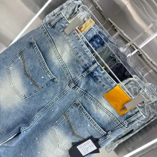 Replica Chrome Hearts Jeans For Men #1454633 $48.00 USD for Wholesale