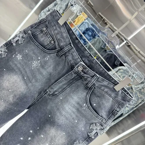 Replica Chrome Hearts Jeans For Men #1454634 $48.00 USD for Wholesale