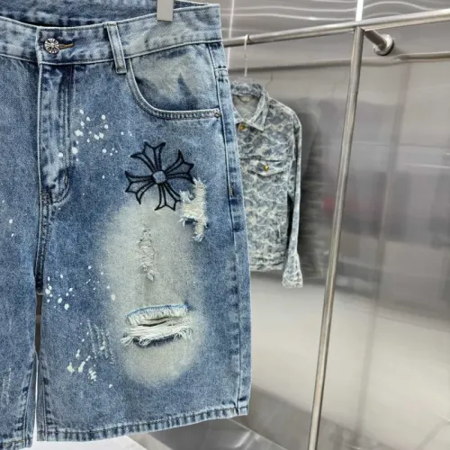 Replica Chrome Hearts Jeans For Men #1454635 $48.00 USD for Wholesale