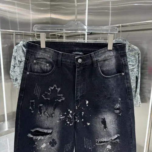 Replica Chrome Hearts Jeans For Men #1454636 $48.00 USD for Wholesale