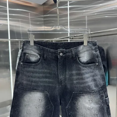 Replica Chrome Hearts Jeans For Men #1454640 $48.00 USD for Wholesale