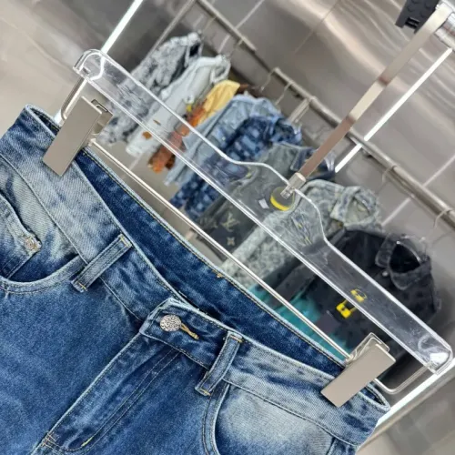 Replica Chrome Hearts Jeans For Men #1454643 $48.00 USD for Wholesale