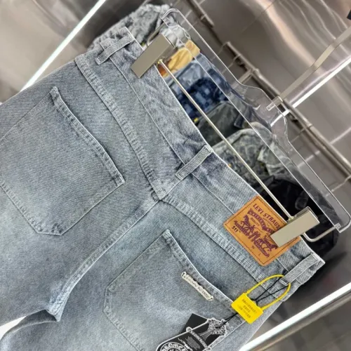 Replica Chrome Hearts Jeans For Men #1454658 $42.00 USD for Wholesale