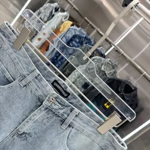 Replica Chrome Hearts Jeans For Men #1454658 $42.00 USD for Wholesale