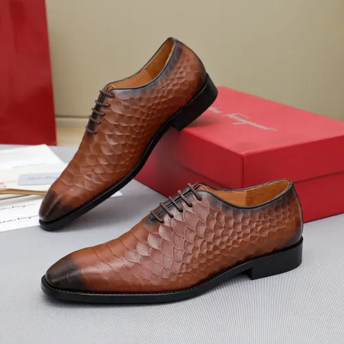 Salvatore Ferragamo Leather Shoes For Men #1454973