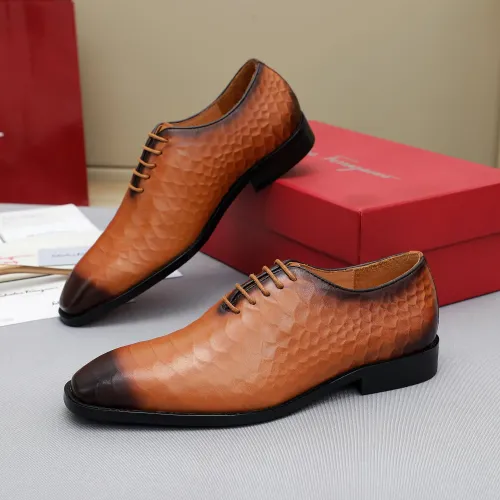 Salvatore Ferragamo Leather Shoes For Men #1454974