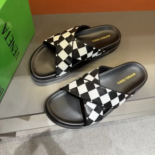 Replica Bottega Veneta BV Slippers For Men #1455190 $56.00 USD for Wholesale