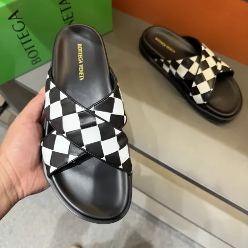 Replica Bottega Veneta BV Slippers For Men #1455190 $56.00 USD for Wholesale