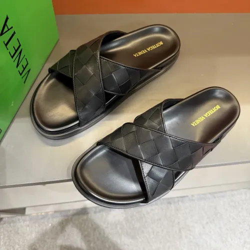 Replica Bottega Veneta BV Slippers For Men #1455193 $56.00 USD for Wholesale