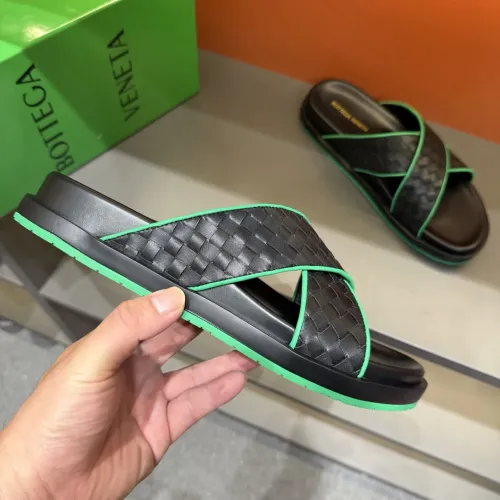 Replica Bottega Veneta BV Slippers For Men #1455197 $56.00 USD for Wholesale
