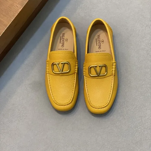 Replica Valentino Leather Shoes For Men #1455468 $115.00 USD for Wholesale