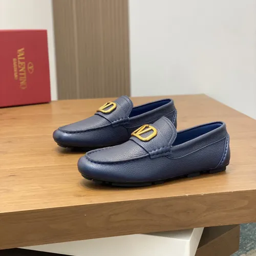 Replica Valentino Leather Shoes For Men #1455471 $115.00 USD for Wholesale