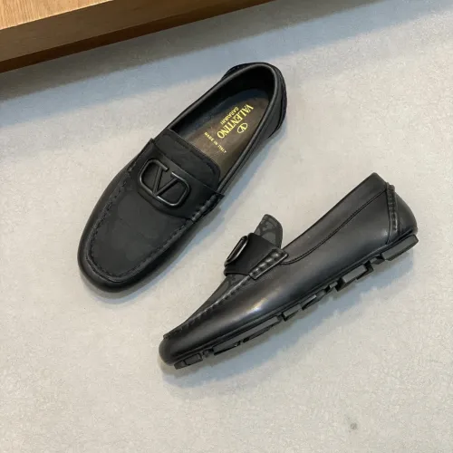 Replica Valentino Leather Shoes For Men #1455473 $115.00 USD for Wholesale