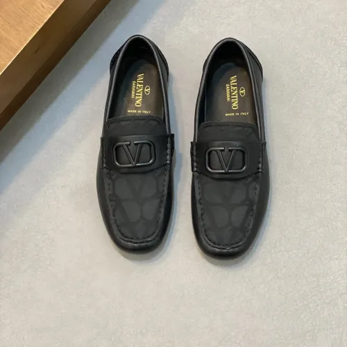 Replica Valentino Leather Shoes For Men #1455473 $115.00 USD for Wholesale
