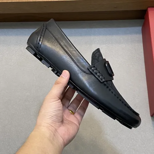 Replica Valentino Leather Shoes For Men #1455473 $115.00 USD for Wholesale