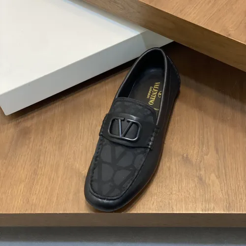 Replica Valentino Leather Shoes For Men #1455473 $115.00 USD for Wholesale