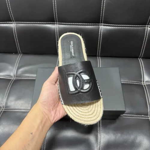 Replica Dolce & Gabbana D&G Slippers For Men #1455519 $60.00 USD for Wholesale