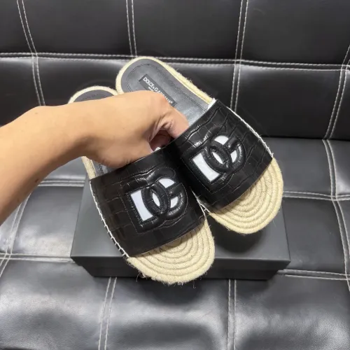 Replica Dolce & Gabbana D&G Slippers For Men #1455520 $60.00 USD for Wholesale