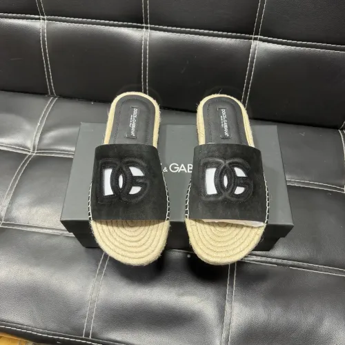 Replica Dolce & Gabbana D&G Slippers For Men #1455525 $60.00 USD for Wholesale