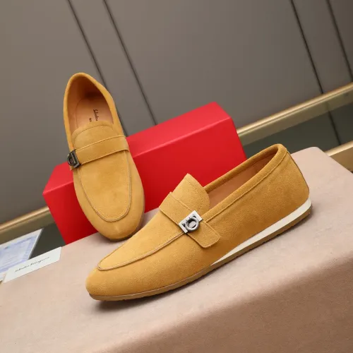 Salvatore Ferragamo Leather Shoes For Men #1455656