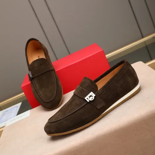Salvatore Ferragamo Leather Shoes For Men #1455657