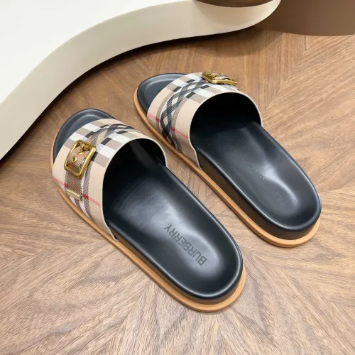 Replica Burberry Slippers For Men #1455702 $60.00 USD for Wholesale