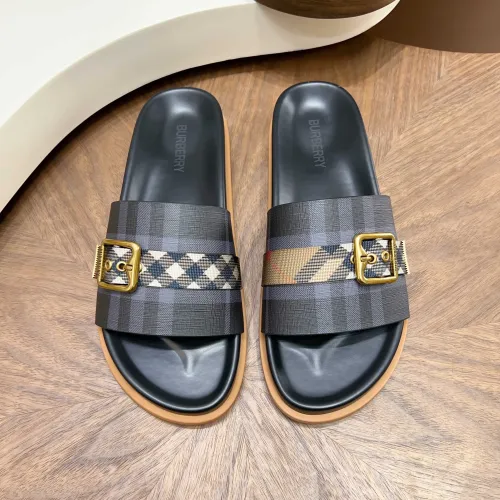 Replica Burberry Slippers For Men #1455704 $60.00 USD for Wholesale
