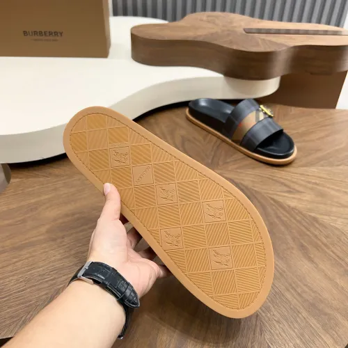 Replica Burberry Slippers For Men #1455704 $60.00 USD for Wholesale