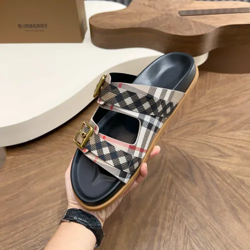 Replica Burberry Slippers For Men #1455708 $60.00 USD for Wholesale