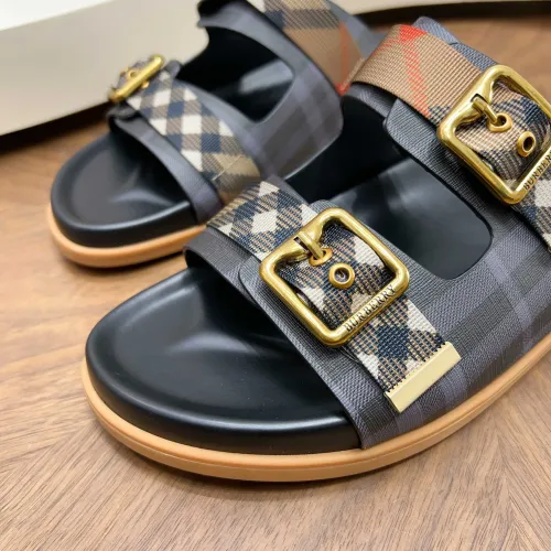 Replica Burberry Slippers For Men #1455710 $60.00 USD for Wholesale