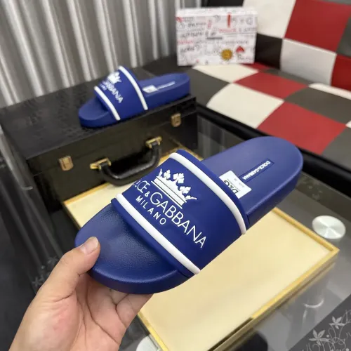 Replica Dolce & Gabbana D&G Slippers For Men #1455714 $45.00 USD for Wholesale