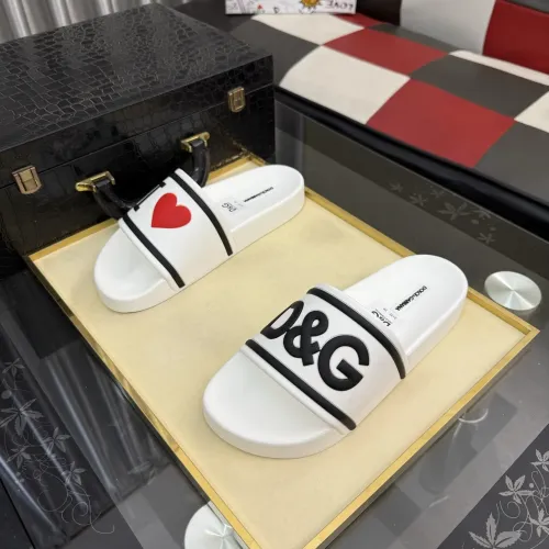 Replica Dolce & Gabbana D&G Slippers For Men #1455722 $45.00 USD for Wholesale