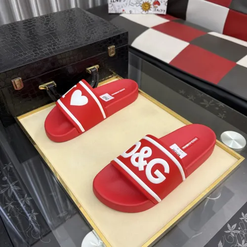 Replica Dolce & Gabbana D&G Slippers For Men #1455723 $45.00 USD for Wholesale