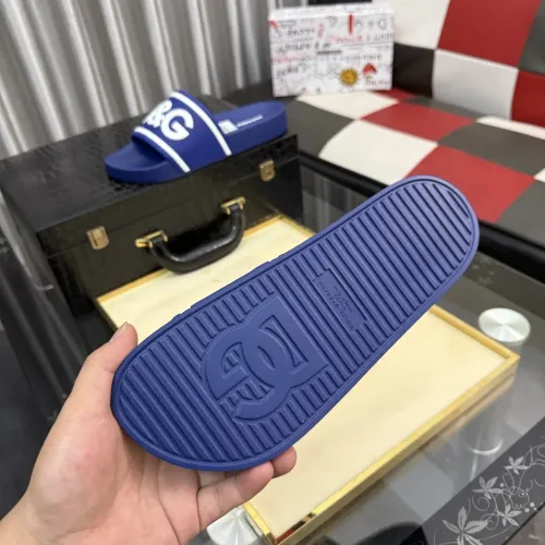 Replica Dolce & Gabbana D&G Slippers For Men #1455725 $45.00 USD for Wholesale