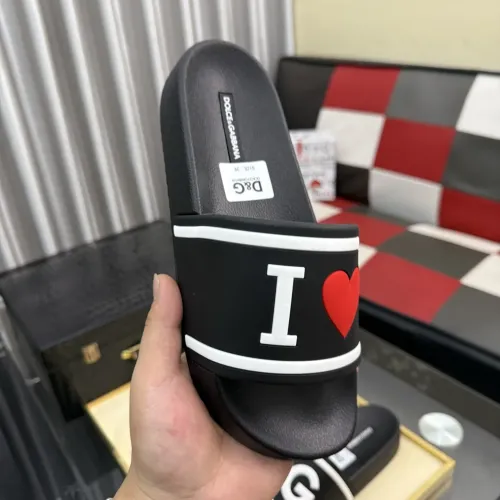 Replica Dolce & Gabbana D&G Slippers For Men #1455726 $45.00 USD for Wholesale