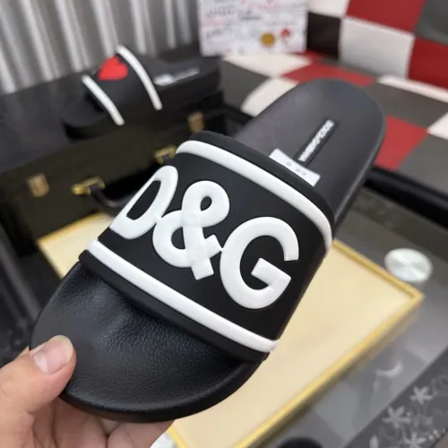 Replica Dolce & Gabbana D&G Slippers For Men #1455726 $45.00 USD for Wholesale