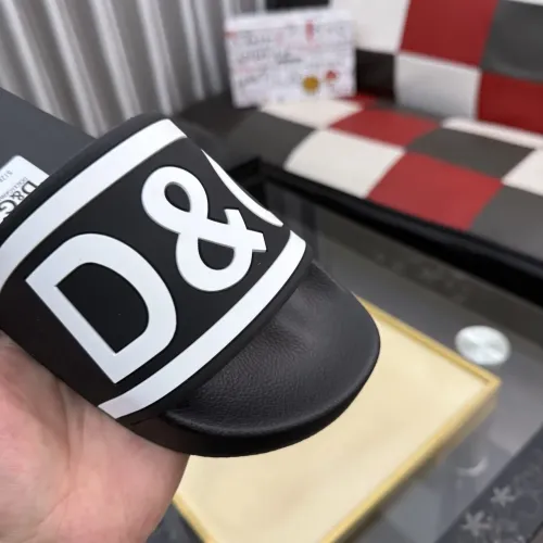Replica Dolce & Gabbana D&G Slippers For Men #1455728 $45.00 USD for Wholesale
