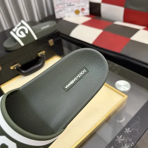 Replica Dolce & Gabbana D&G Slippers For Men #1455730 $45.00 USD for Wholesale
