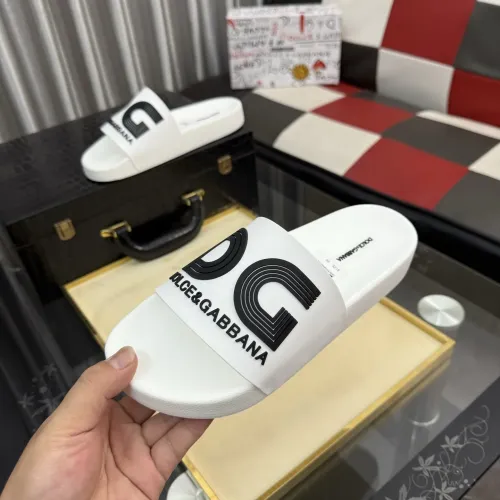 Replica Dolce & Gabbana D&G Slippers For Men #1455732 $45.00 USD for Wholesale