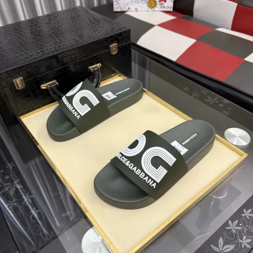 Replica Dolce & Gabbana D&G Slippers For Men #1455735 $45.00 USD for Wholesale