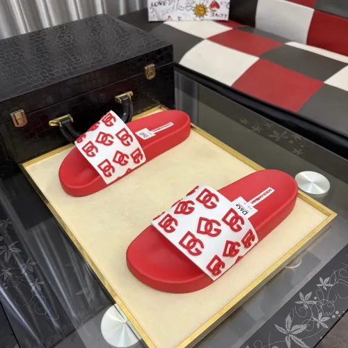 Replica Dolce & Gabbana D&G Slippers For Men #1455738 $45.00 USD for Wholesale