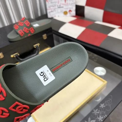 Replica Dolce & Gabbana D&G Slippers For Men #1455740 $45.00 USD for Wholesale