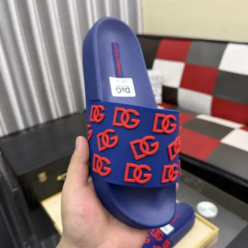 Replica Dolce & Gabbana D&G Slippers For Men #1455741 $45.00 USD for Wholesale