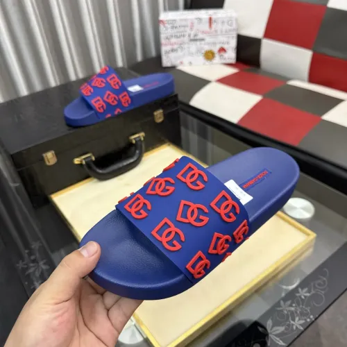 Replica Dolce & Gabbana D&G Slippers For Men #1455741 $45.00 USD for Wholesale