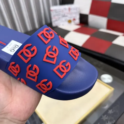 Replica Dolce & Gabbana D&G Slippers For Men #1455741 $45.00 USD for Wholesale